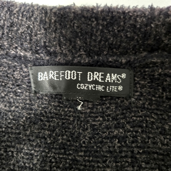 Barefoot Dreams Cozychic lite cardigan sweater.  Carbon/gray XL - Picture 13 of 14
